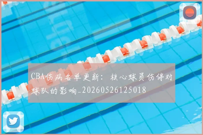 CBA伤病名单更新：核心球员伤停对球队的影响_20260526125018
